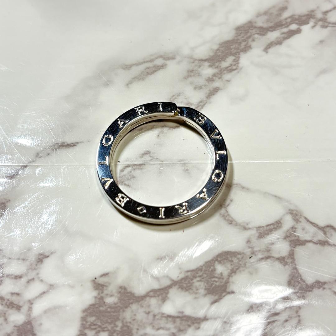 【まめ】ブルガリキーリング SV925 箱付き #B610