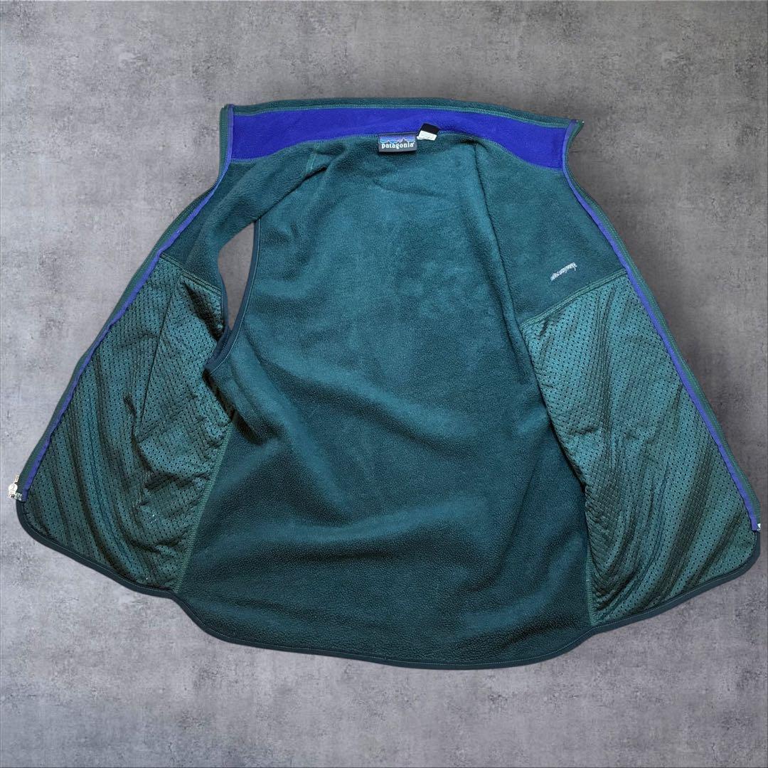 USA製 パタゴニア シンチラ フリースベスト 90s ヴィンテージ グリーン