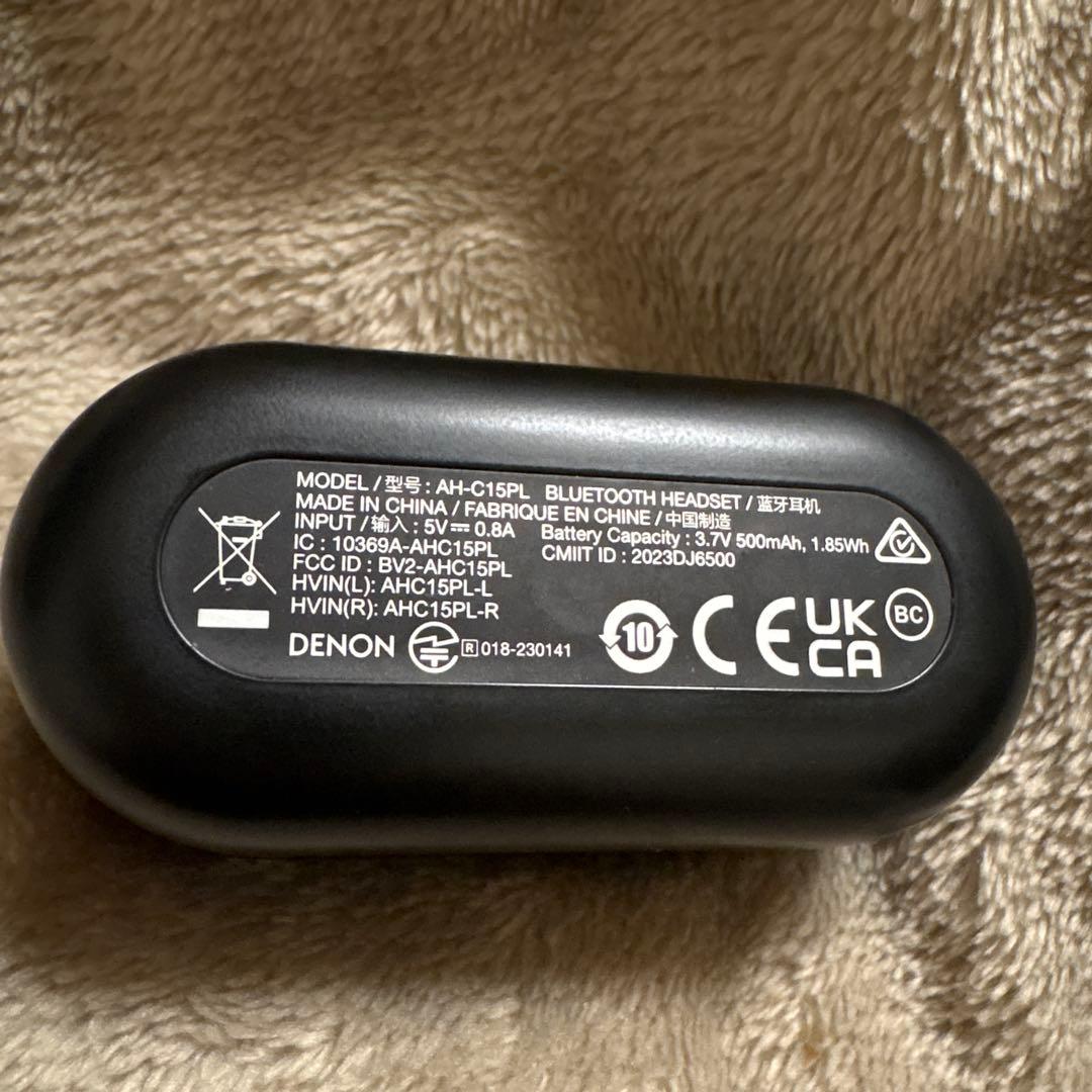DENON AH-C15PL ワイヤレスイヤホン