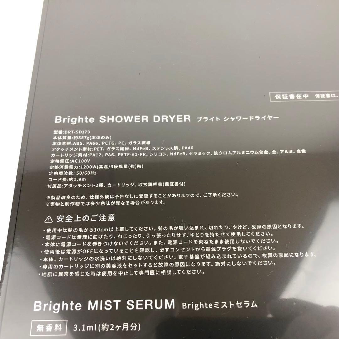 【新品】Brighte BRT-SD173 ブライト シャワードライヤー セット