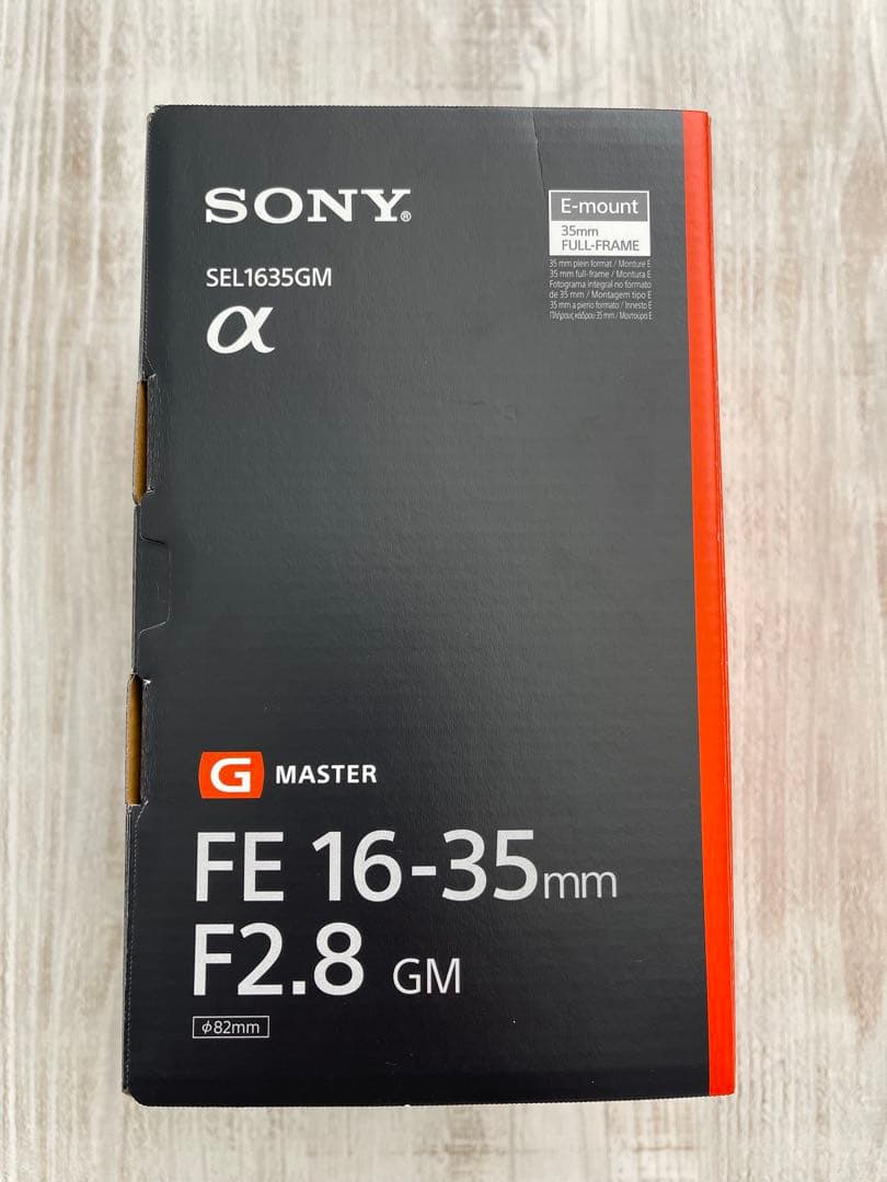 【極美品】SONY FE 16-35mm F2.8 GM SEL1635GM