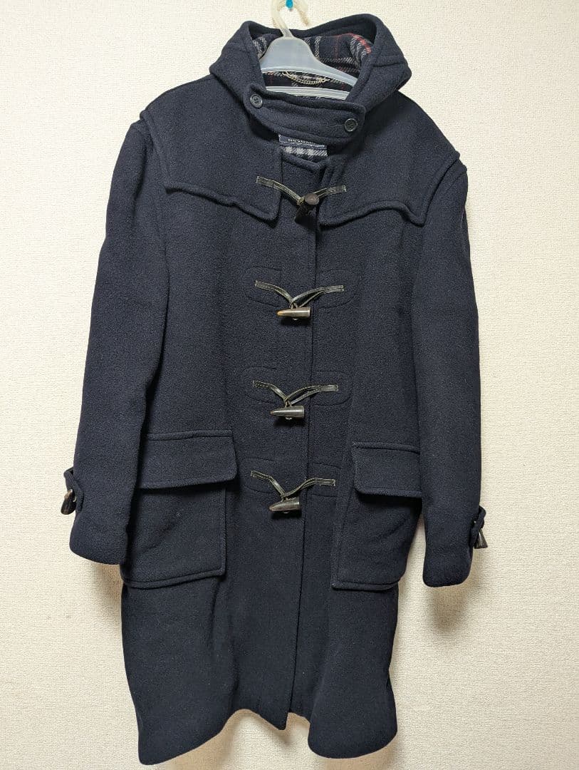 BURBERRY／ダッフルコート／ネイビー／MADEＩＮ　England