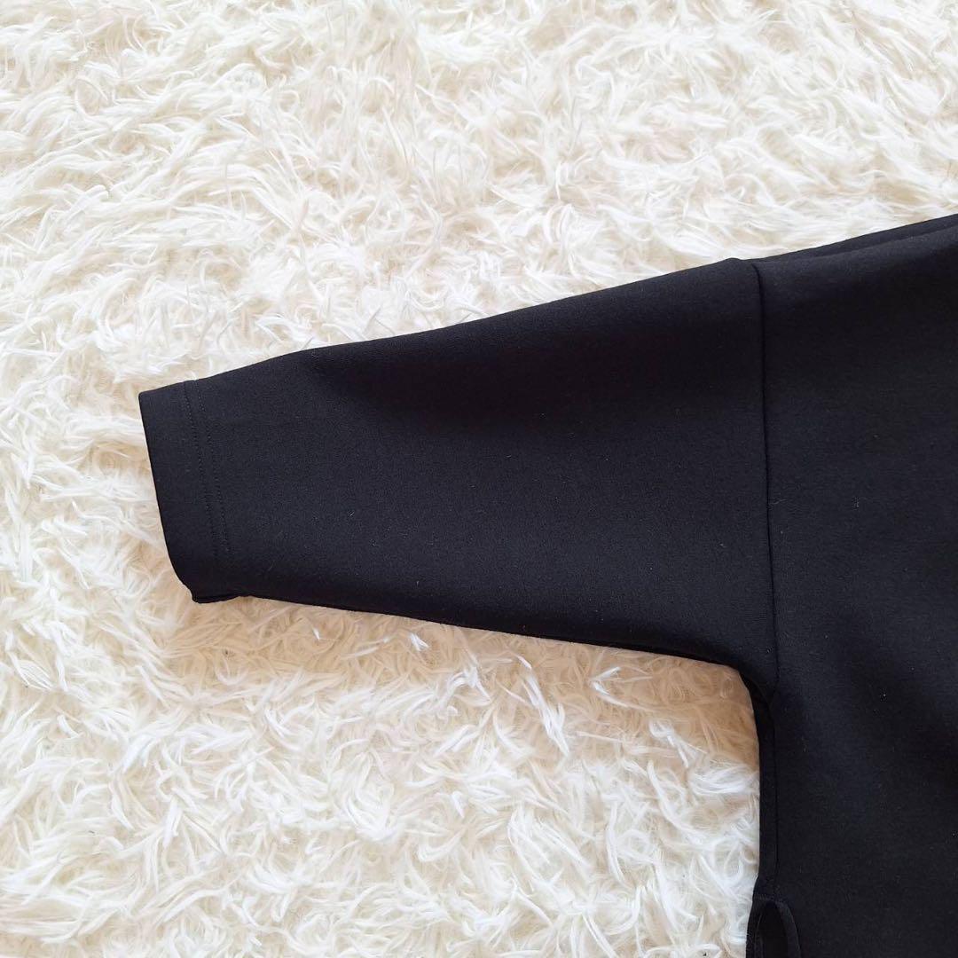 現行モデル✨ルフィル エアクッションカットソー キーネック トップス ブラック