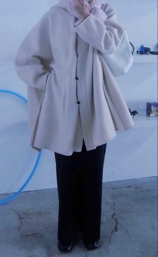 TENNE HANDCRAFTED MODERN ニットケープコート