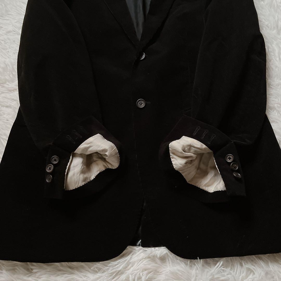 希少XL✨マーガレットハウエル コーデュロイ テーラードジャケット 黒 日本製