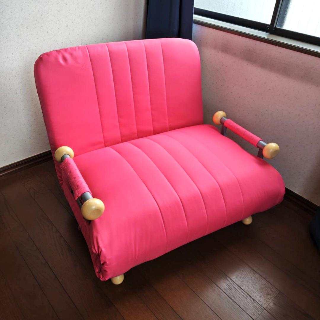 直接引き取り可：ニッセン製　フロアソファベッド(シングル)