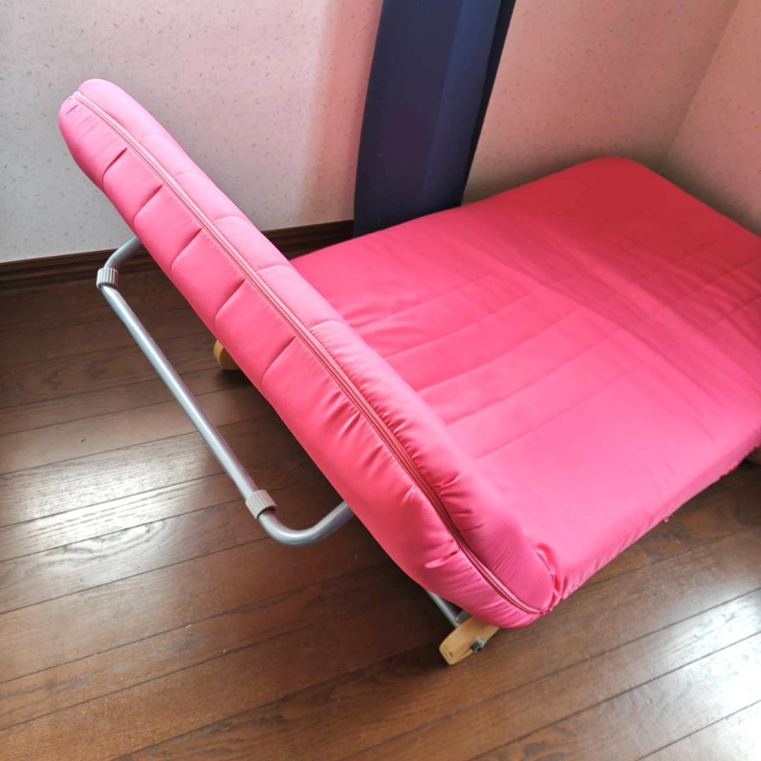 直接引き取り可：ニッセン製　フロアソファベッド(シングル)