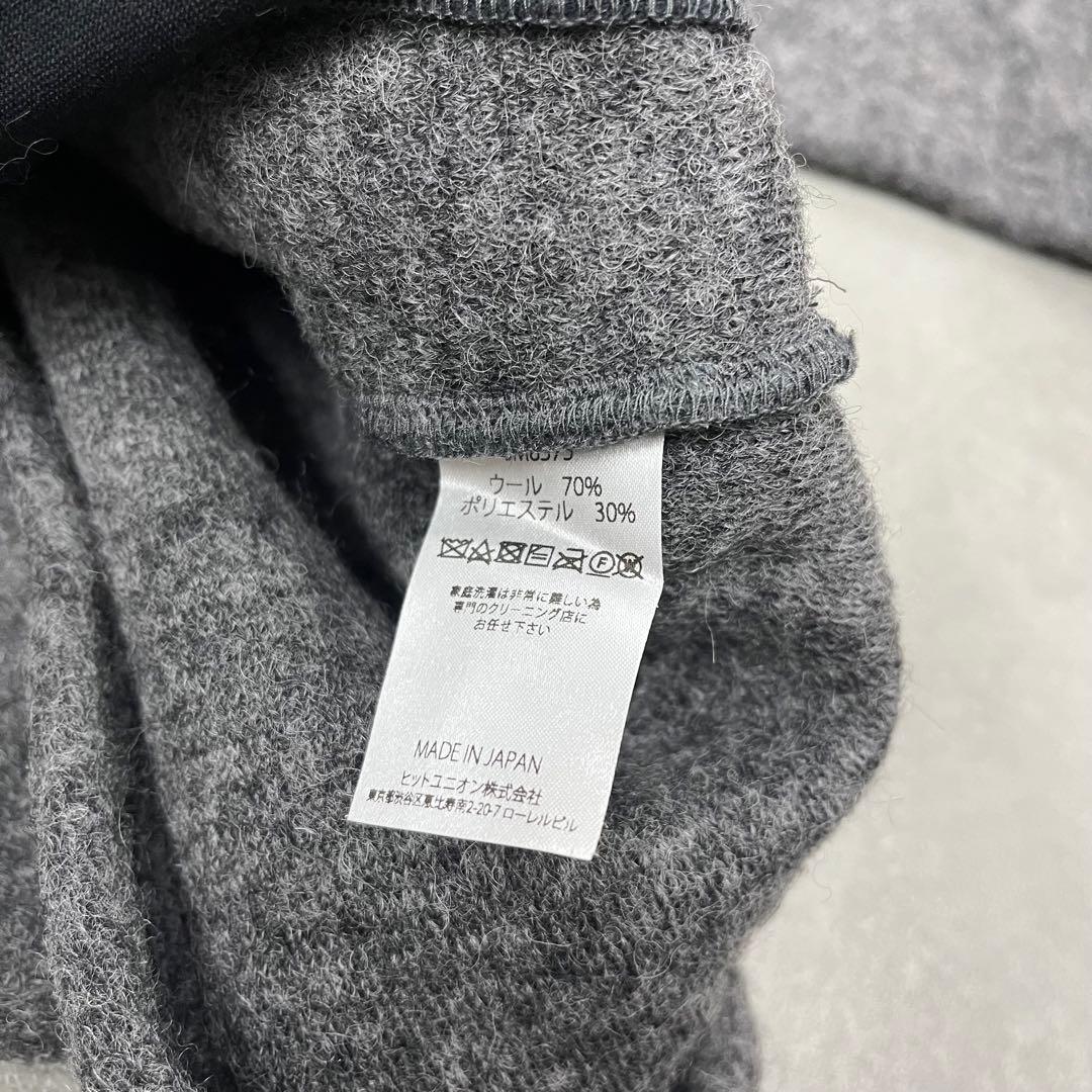 JACKMAN wool watch shirt グレー M