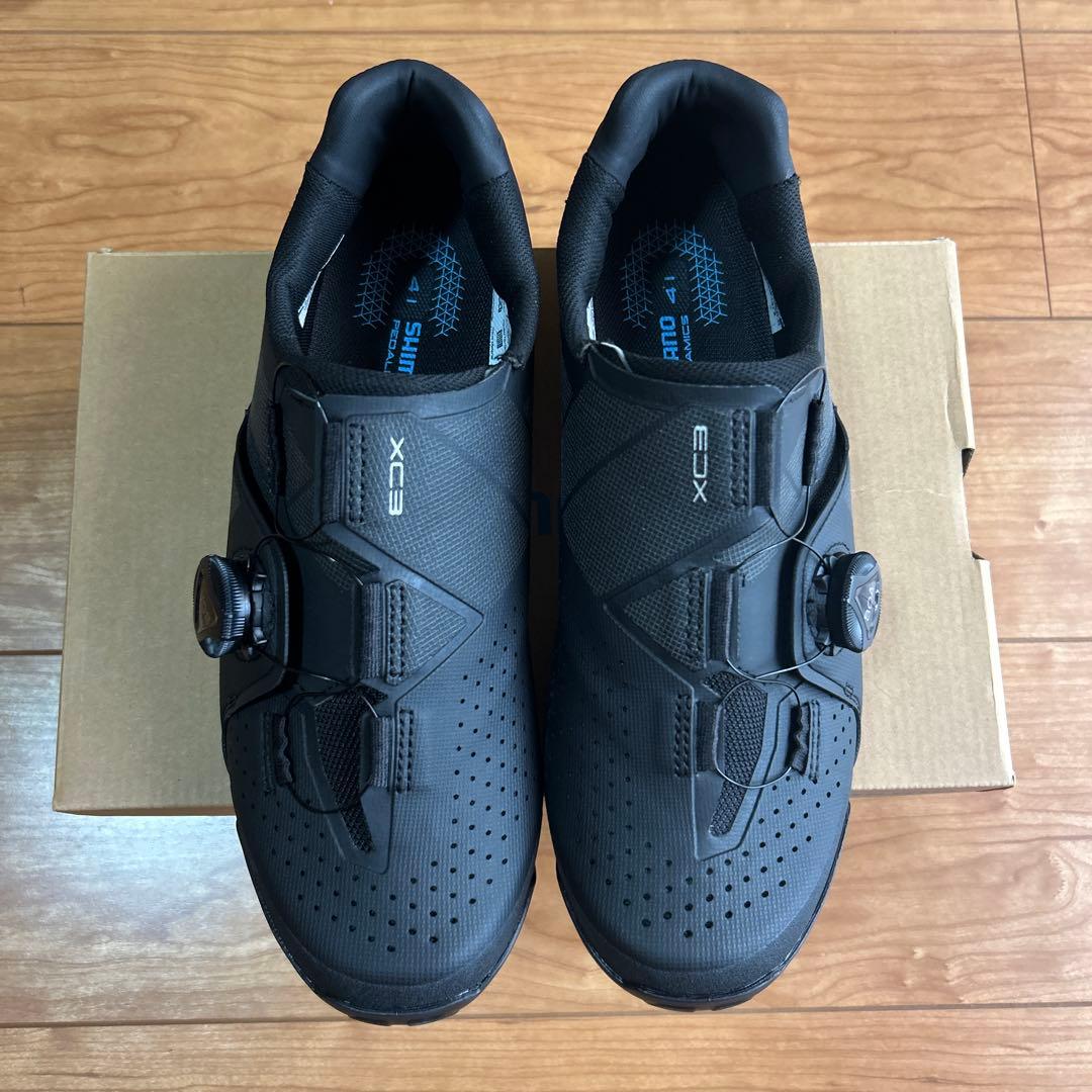 シマノ　SH-XC300　XC3　SPDビンディングシューズ　41　クリート付