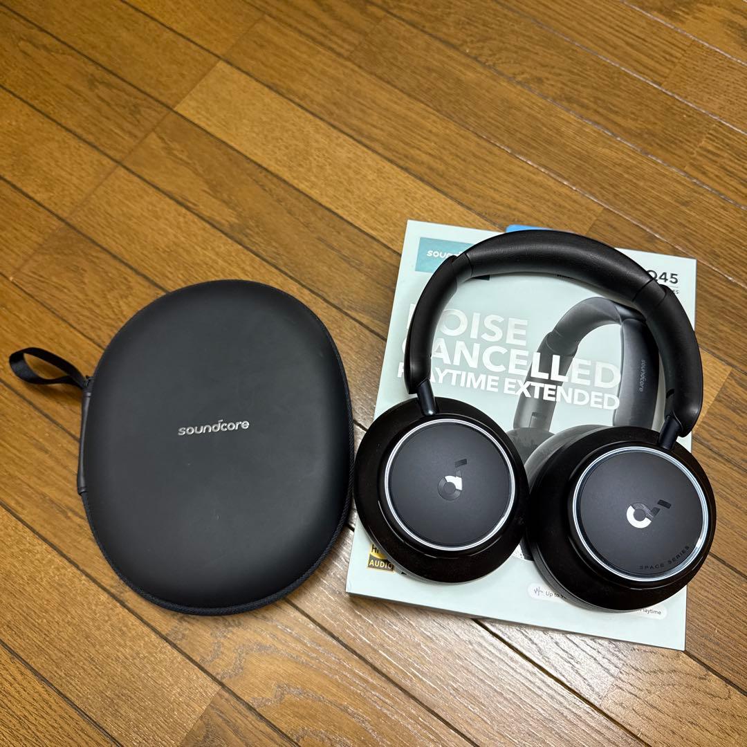 美品　soundcore Life Q45ワイヤレスヘッドホン