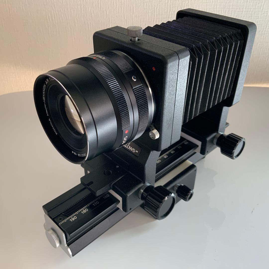 KONICA Macro-Hexanon AR 105mm F4ベローズセット