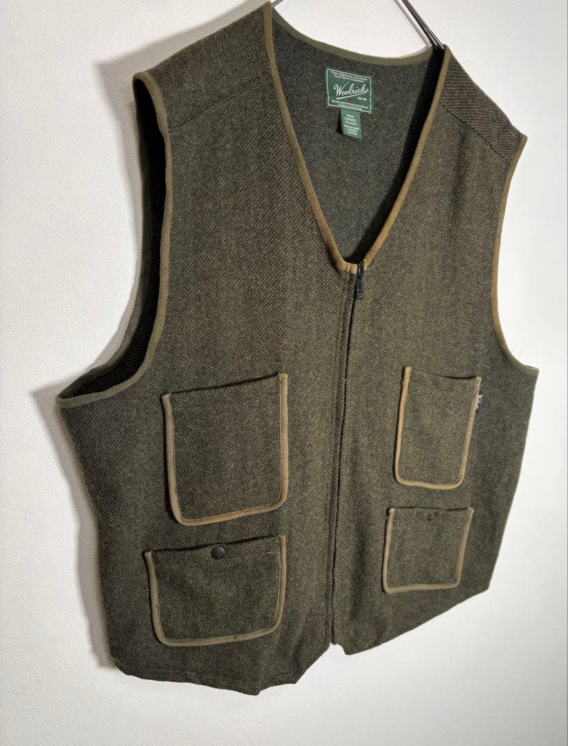 WOOL RICH ウールリッチ　無地　4ポケット　ウール　ハンティングベスト