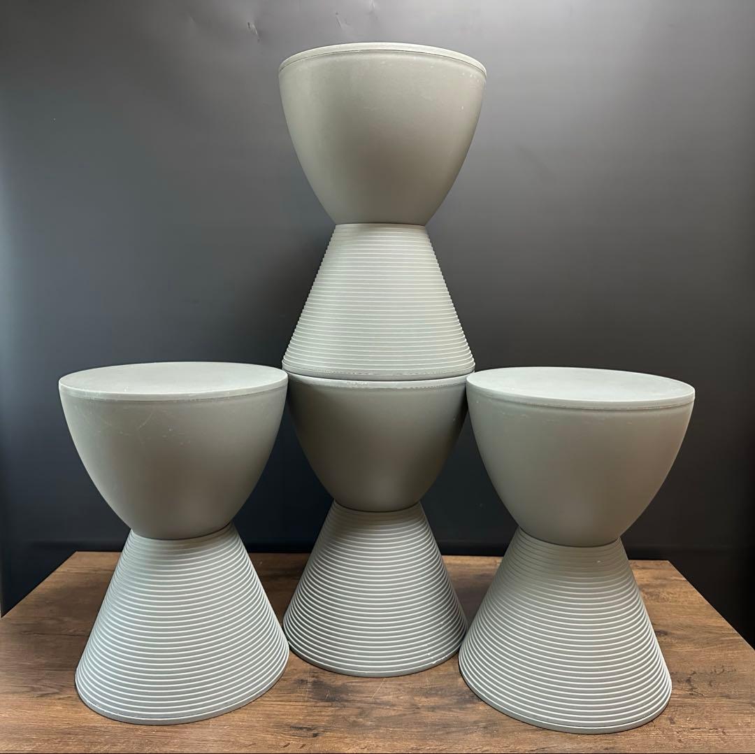 【Kartell カルテル 】 プリンスアハ モダン インテリア (グレー)4脚