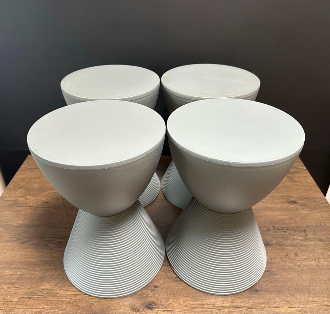 【Kartell カルテル 】 プリンスアハ モダン インテリア (グレー)4脚