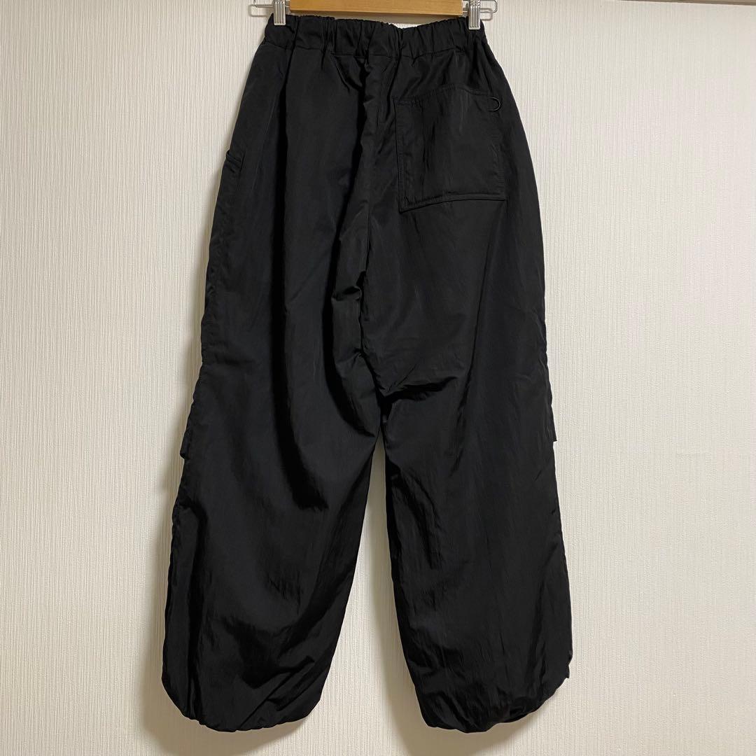 【都】黒 ボトムス Warm Drawstring Pants