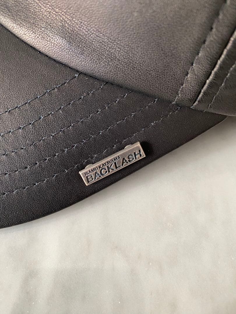 新品級 ISAMU KATAYAMA BACKLASH CAP レザー　キャップ