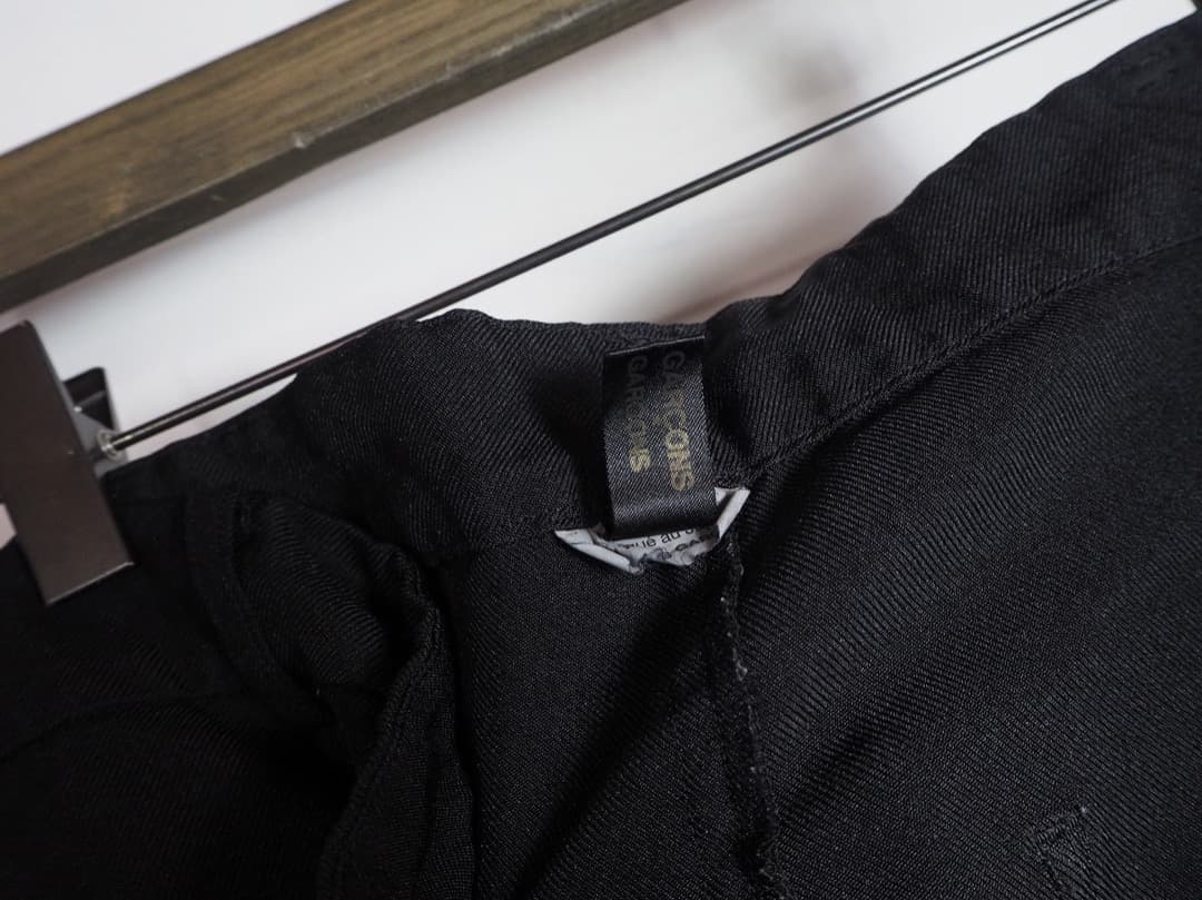 美品コムコム コムデギャルソン ポリ縮絨 サルエル ペンギン パンツ 209P▲