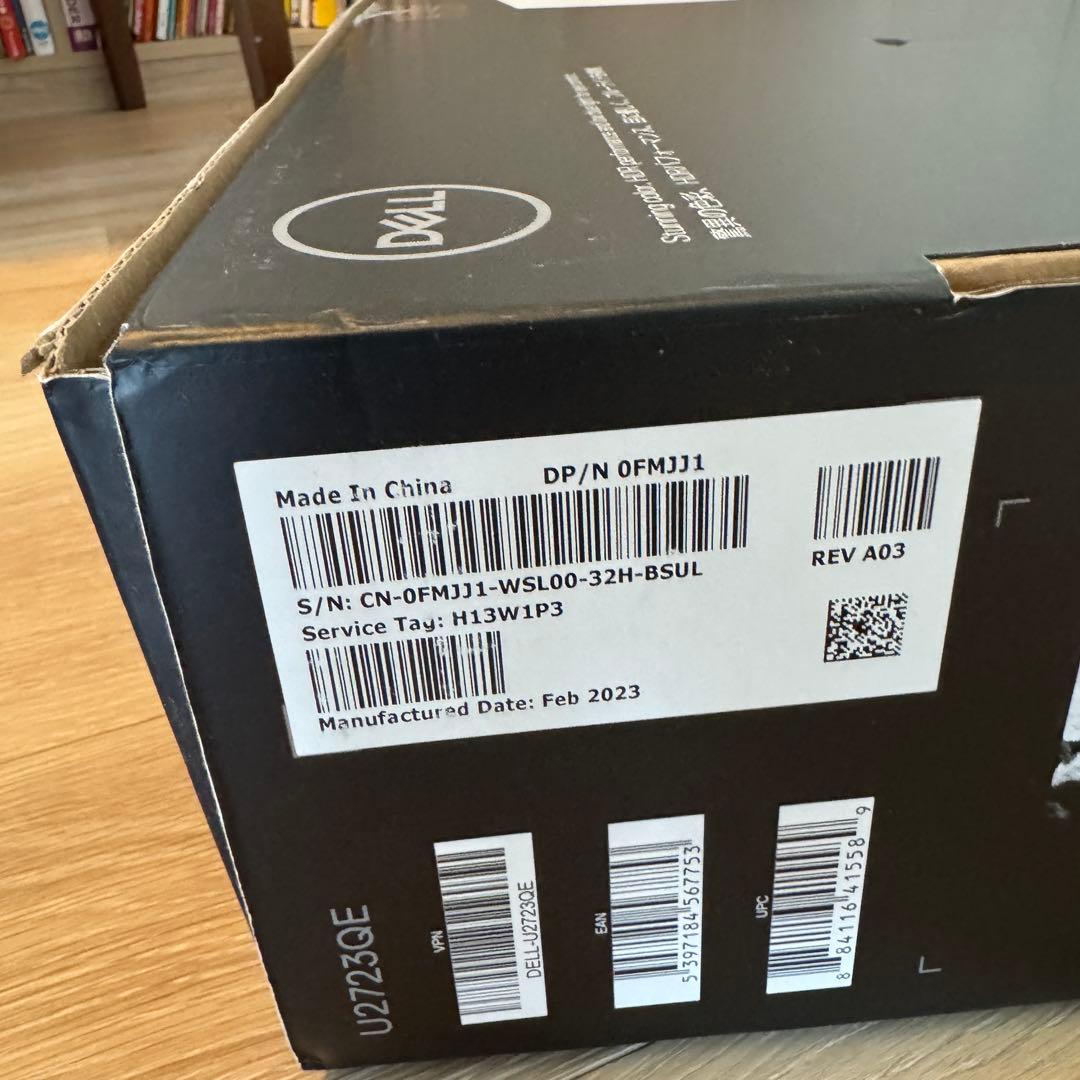 【美品】DELL ハイエンド4Kモニタ U2723QE 箱付き
