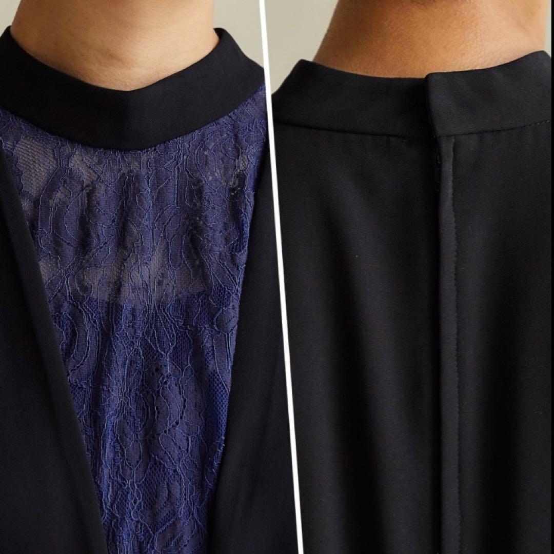 Callarus（カラルス）パーティードレス　レース切替ワンピース　大きいサイズ