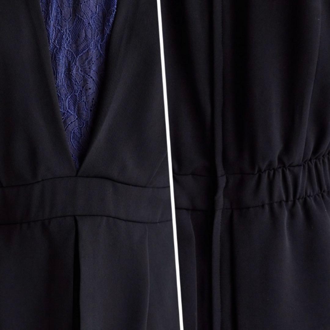 Callarus（カラルス）パーティードレス　レース切替ワンピース　大きいサイズ