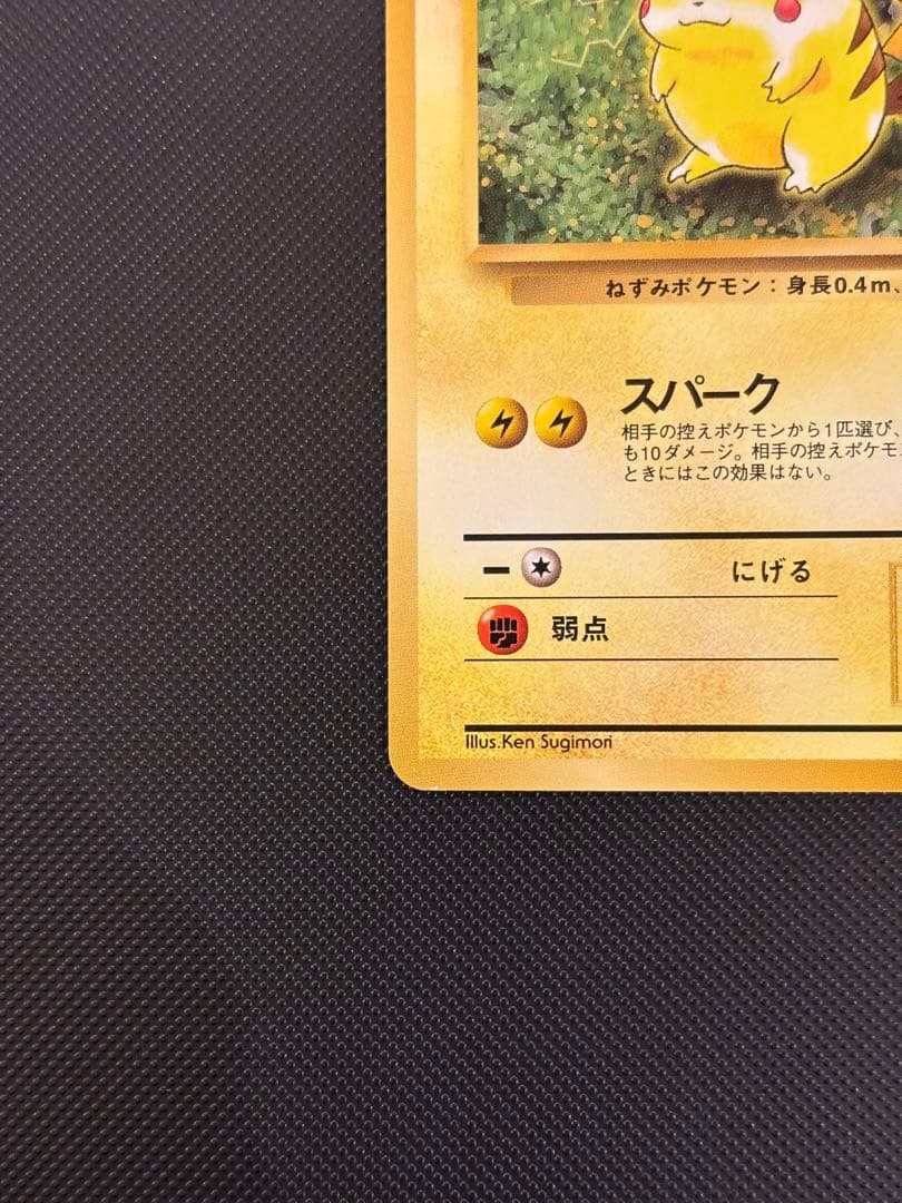 旧裏　極上美品　ピカチュウ 拡張パック　ポケモンジャングル　センタリング○