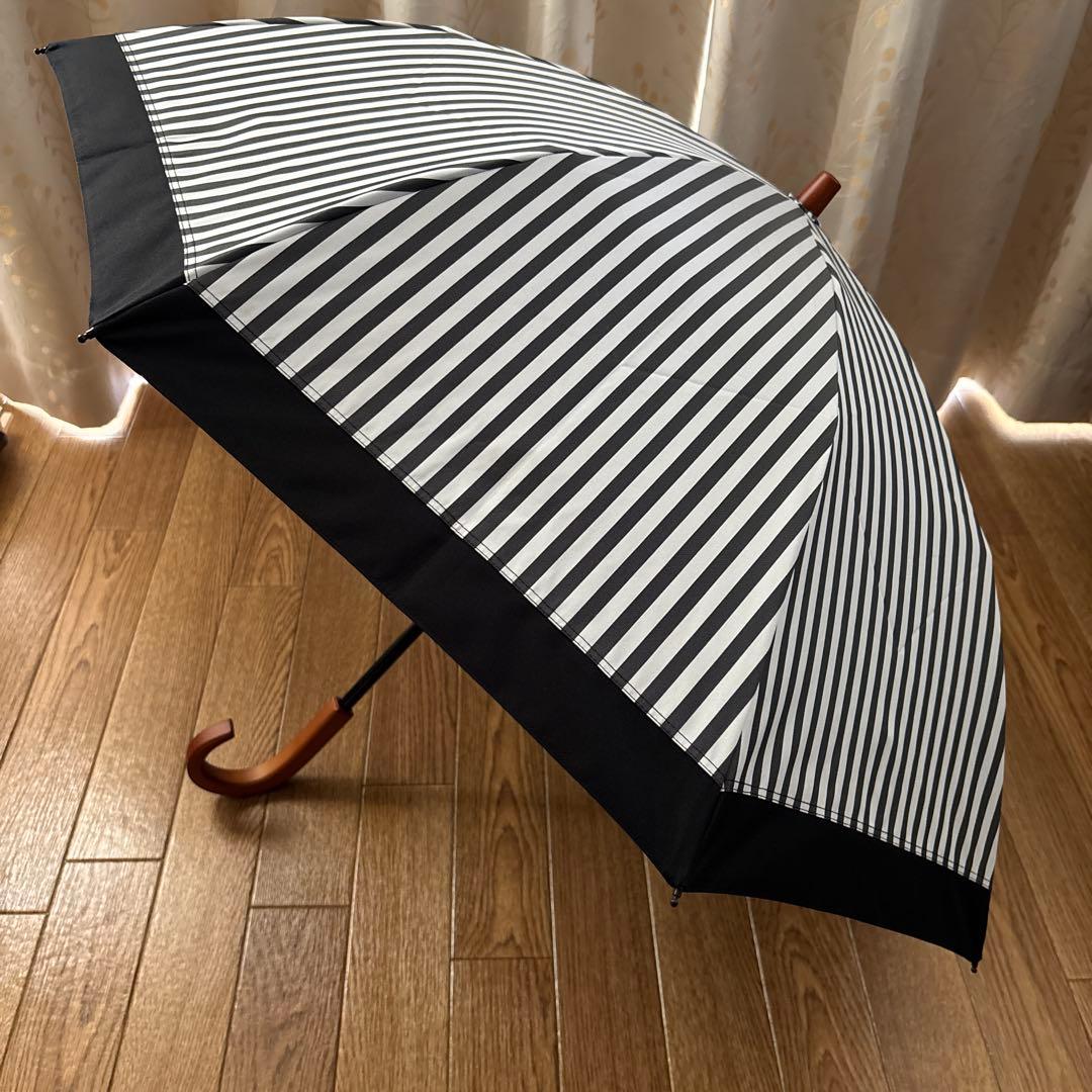 SUNBARRIER ストライプ折りたたみ傘 50cm