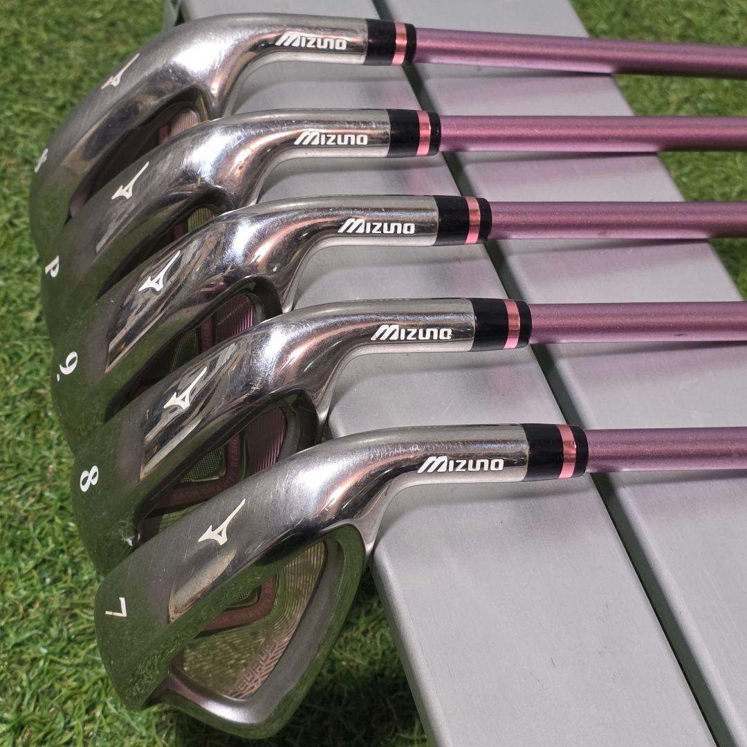 ミズノ ユーラス EURUS レディースゴルフクラブ アイアンセット 5本 L