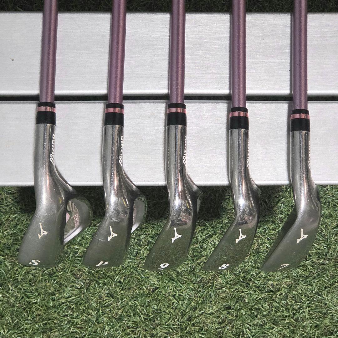 ミズノ ユーラス EURUS レディースゴルフクラブ アイアンセット 5本 L