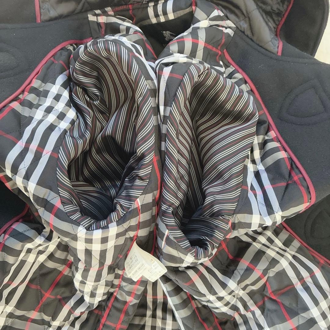 Burberry Black Label ダッフル L カシミヤ混 ノバチェック