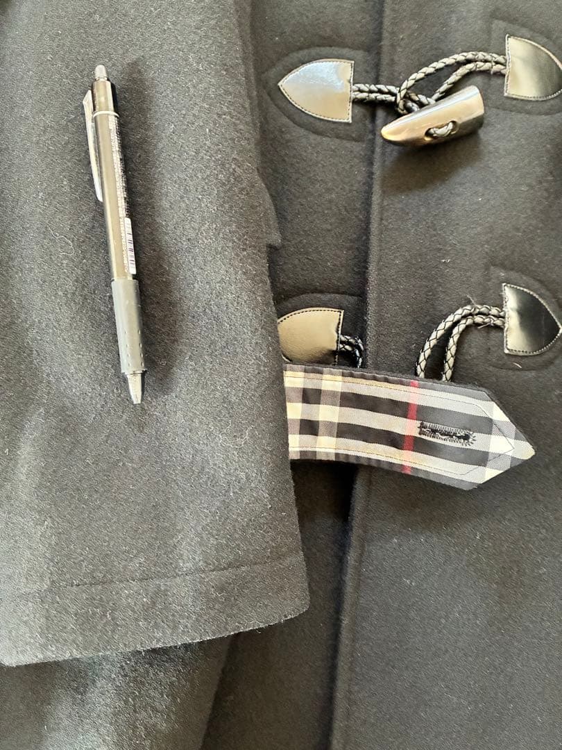 Burberry Black Label ダッフル L カシミヤ混 ノバチェック