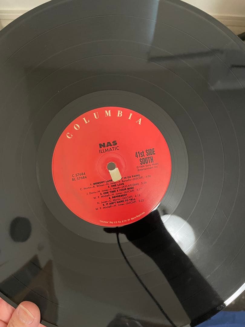 激レアオリジナル盤★刻印入り★NAS illmatic レコード