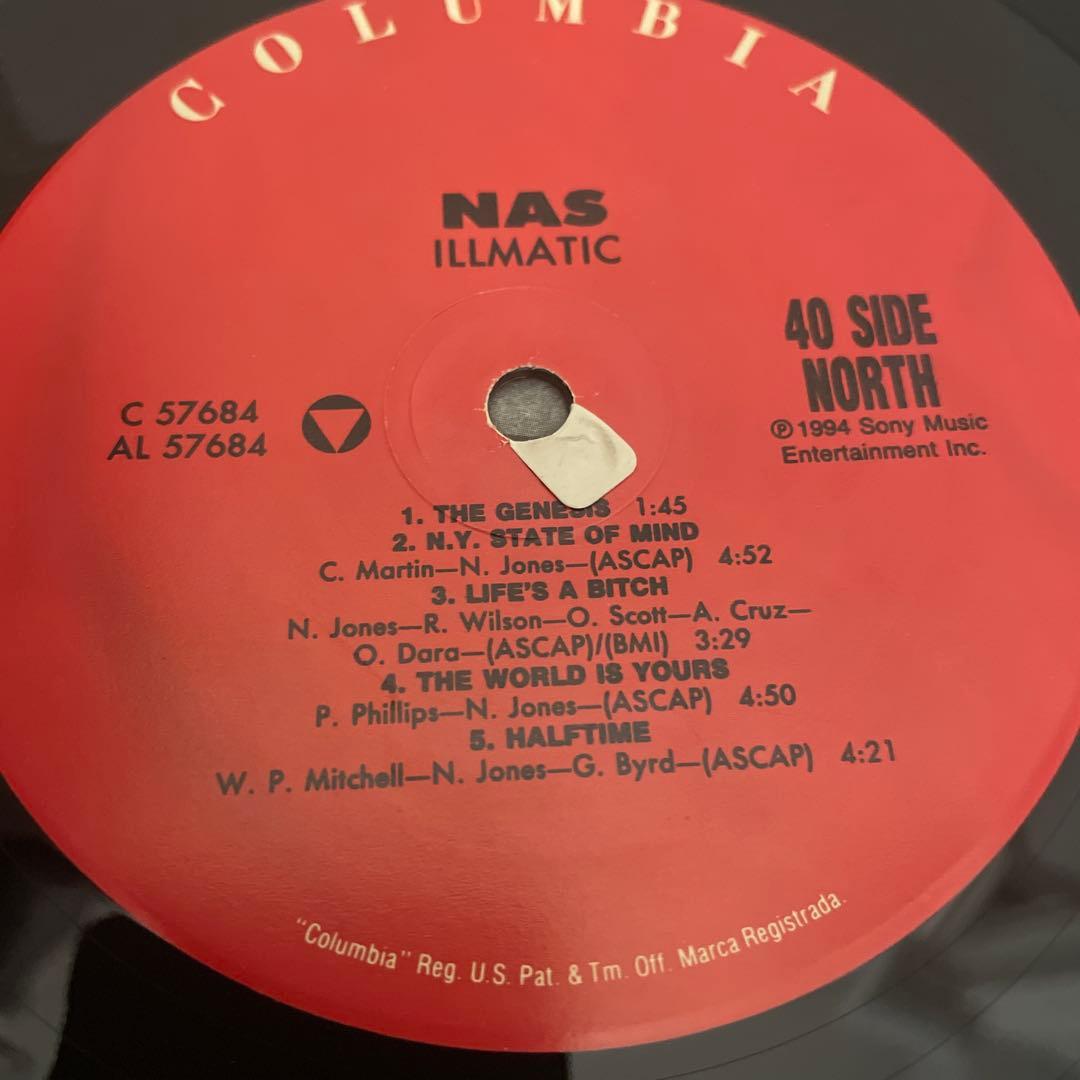 激レアオリジナル盤★刻印入り★NAS illmatic レコード