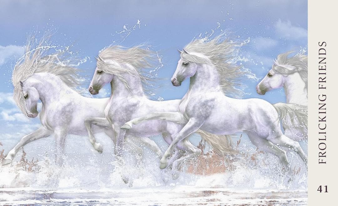 【正規品オラクルカード】超希少✨美しく幻想的な馬たちの知恵のオラクルカード