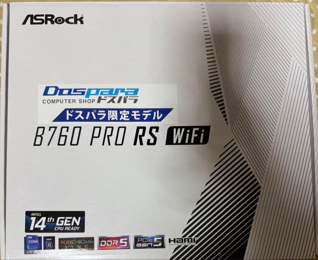ASRock B760 Pro RS WiFi マザーボード