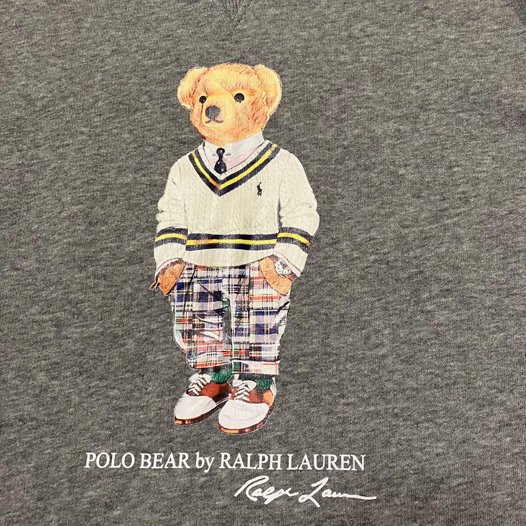 【タグ付き】POLO RALPH LAUREN ポロベア L グレー スウェット