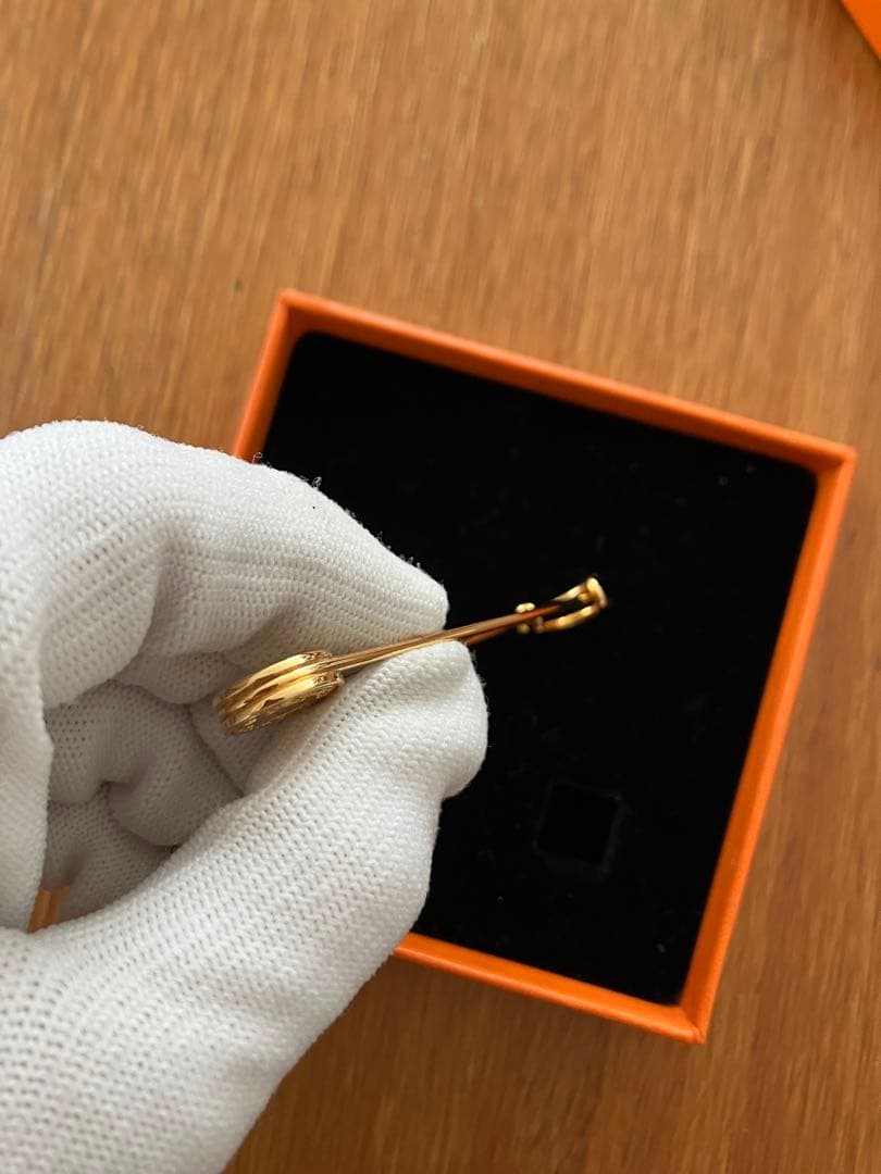 HERMES エルメス セリエ ピンブローチ ゴールドカラー 未使用保管品