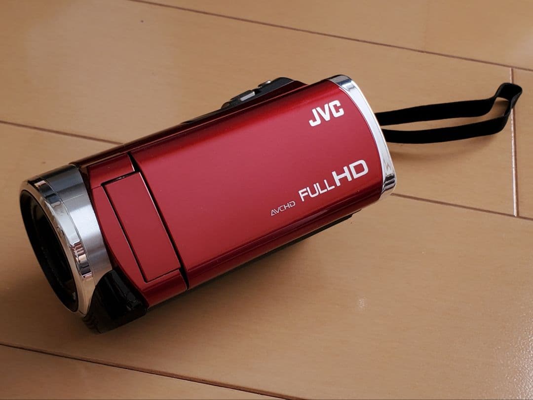 ビデオカメラ☆JVCケンウッド／Everio／GZ-E880-R／広角レンズ付