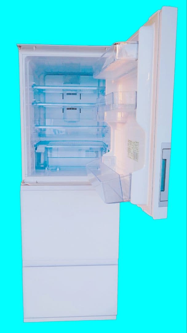 シャープ冷蔵庫、SHARP冷蔵庫、350L冷蔵庫、ガラス冷蔵庫、SJ-GW35H