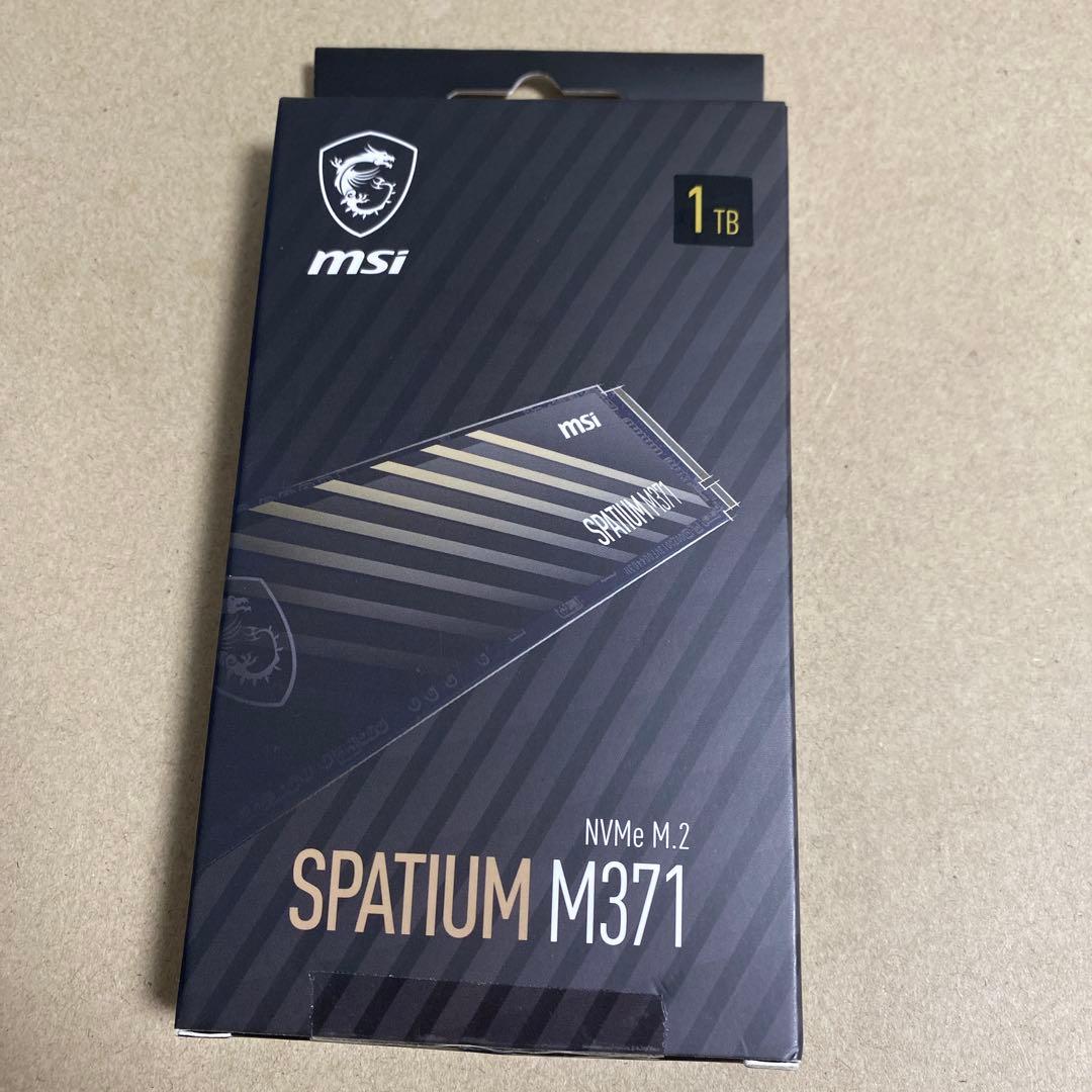 MSI SPATIUM M3710シリーズ 1TB SSD