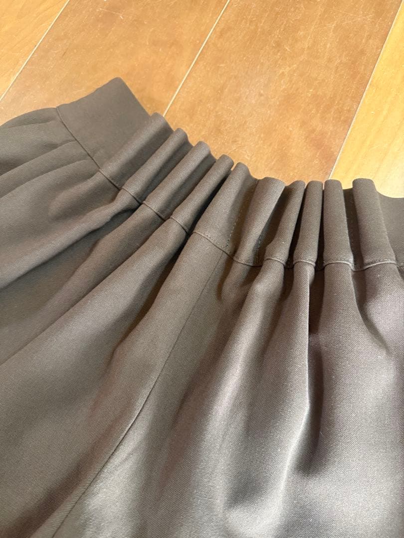 パンツ clane LOW WAIST TUCK SHORT PANTS