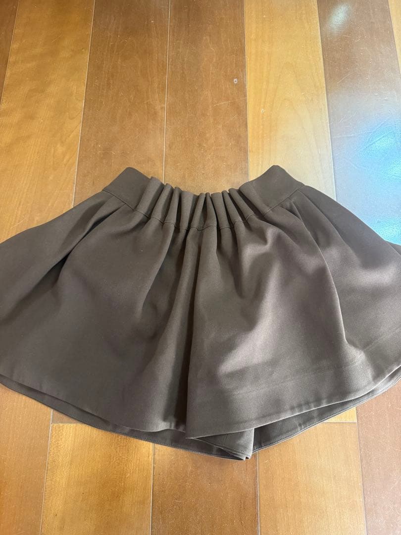 パンツ clane LOW WAIST TUCK SHORT PANTS