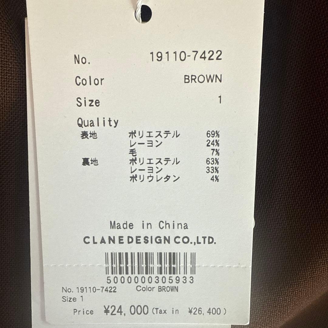 パンツ clane LOW WAIST TUCK SHORT PANTS