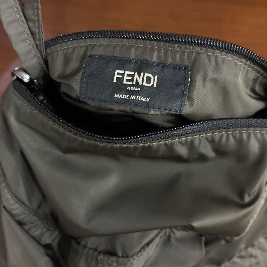 FENDI 迷彩柄 バケットハット カーキ　カモフラ
