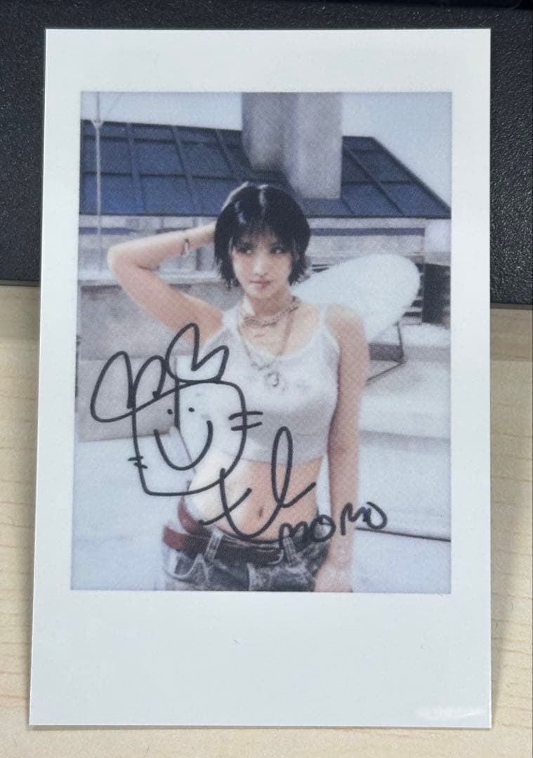 TWICE モモ THISISFOR yizhiyu チェキ トレカ A