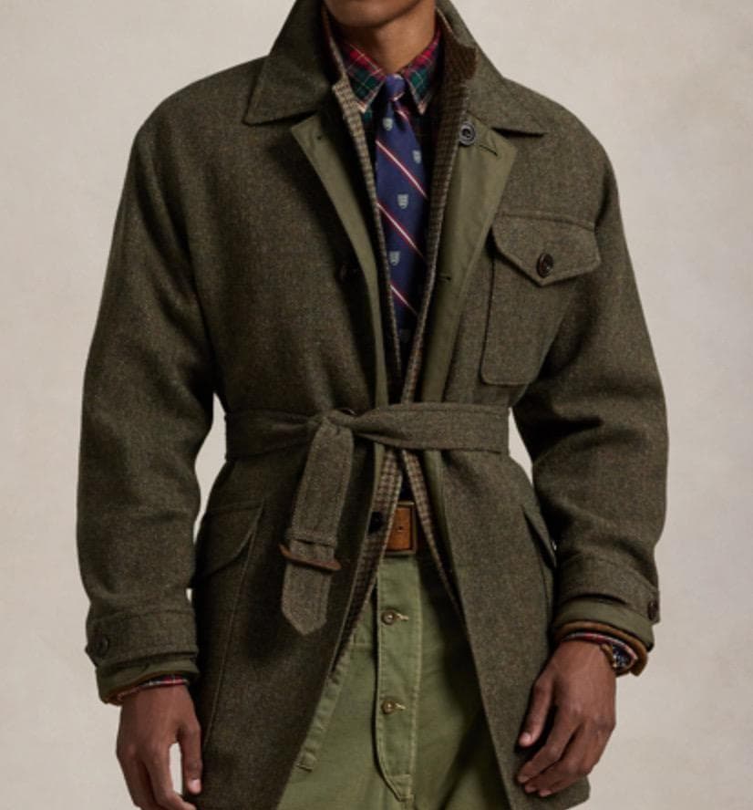 ポロラルフローレン ツイードベンタイルウォーキングコート サイズ38R 新品