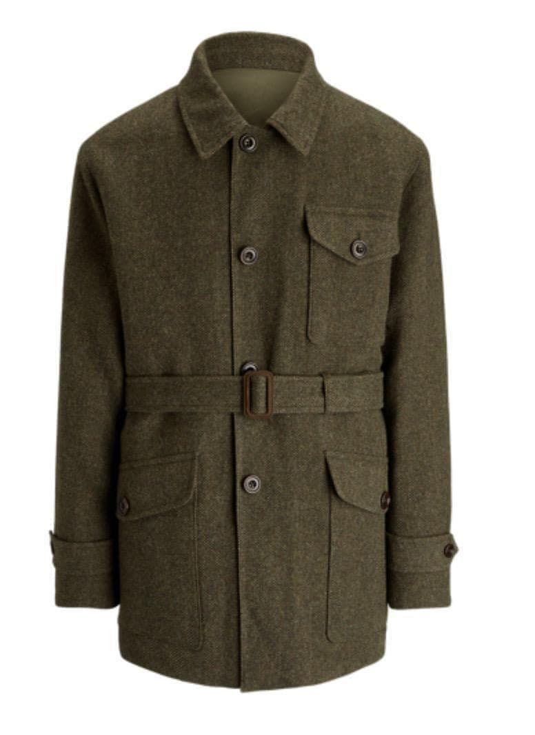 ポロラルフローレン ツイードベンタイルウォーキングコート サイズ38R 新品