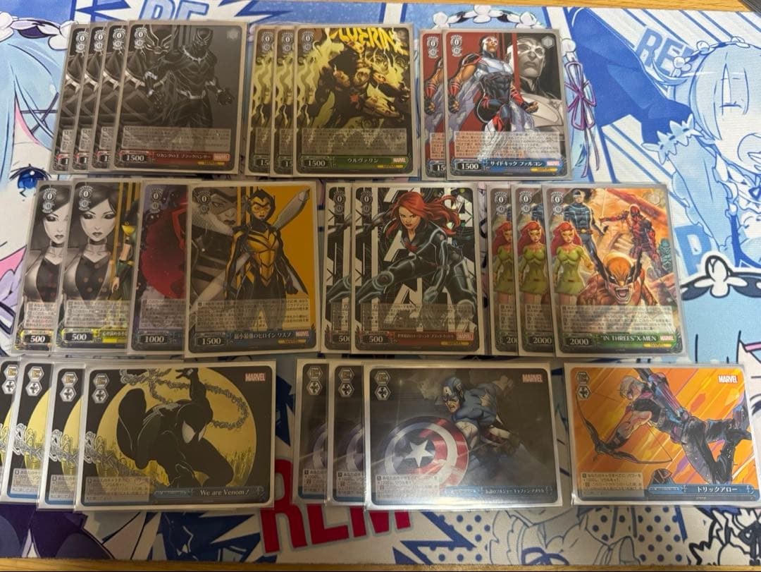 ヴァイスシュヴァルツ　MARVELデッキ　調整パーツ付き