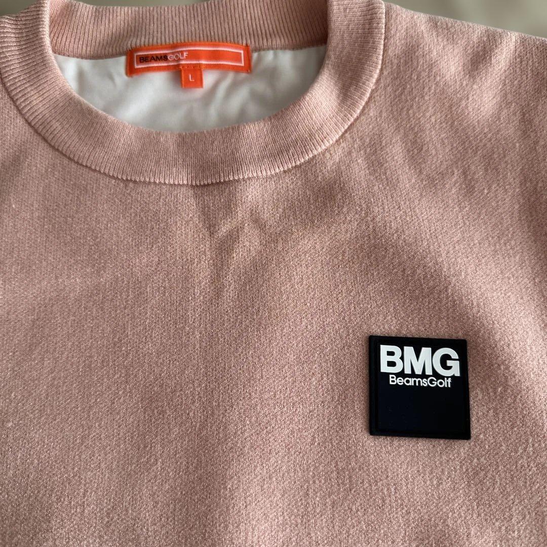 週末値下BeamsGolf ピンク 防風ニット　スカートセット　L サイズ　美品