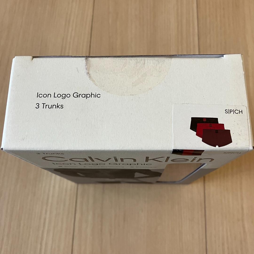 カルバンクライン ボクサートランク S 3枚 Icon Logo Graphic