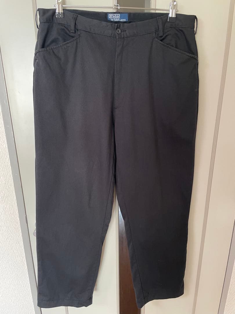 90s Polo Ralph Lauren ブラック チノパン